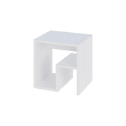 Tavolino in legno "Bon" 40 x 35 x 40 cm - Bianco