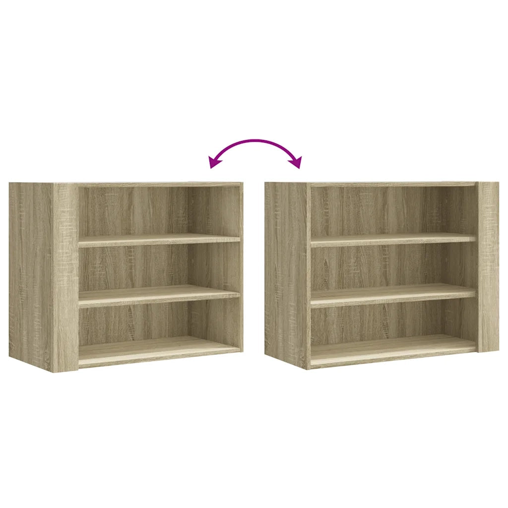 vidaXL Armadietto a Muro Rovere Sonoma 75x35x60 cm in Truciolato