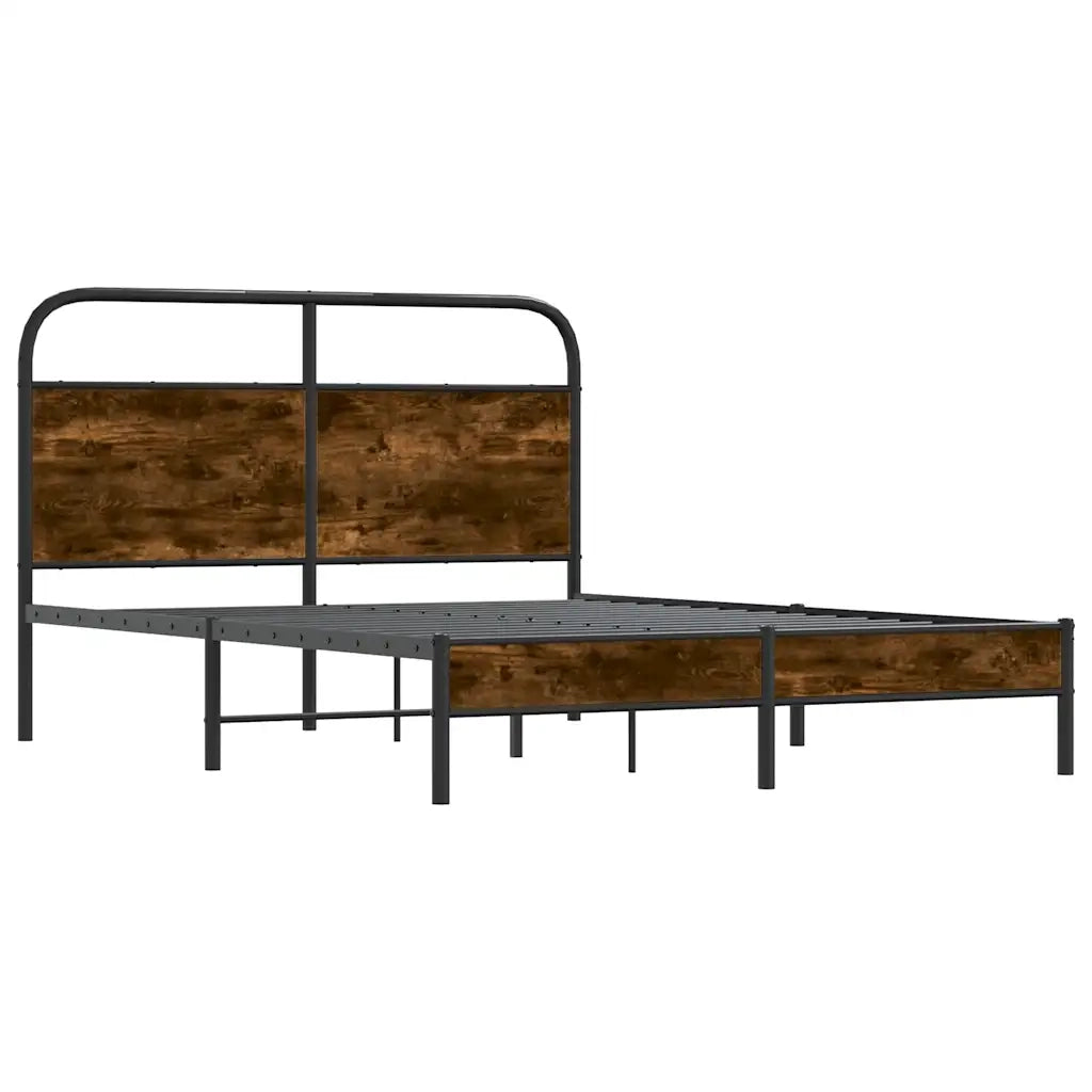 Giroletto senza Materasso Rovere Fumo 120x190 cm in Truciolato 4100353