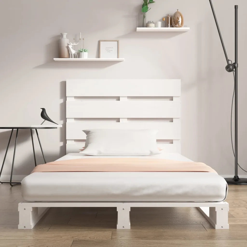 Giroletto senza Materasso Bianco 75x190 Legno Massello di Pino