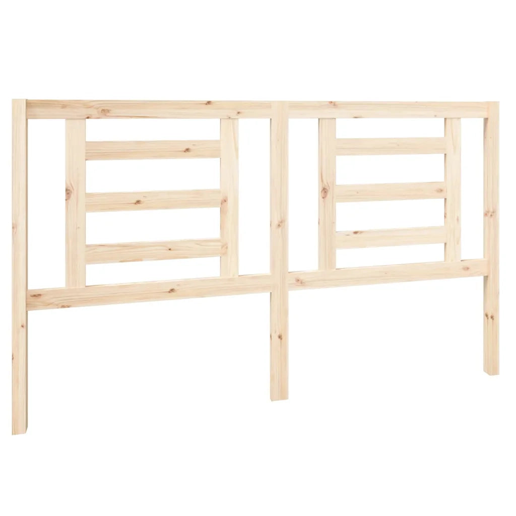Testiera per Letto-Testata-Testiera Decorativa 166x4x100 cm in Legno Massello di Pino 921205