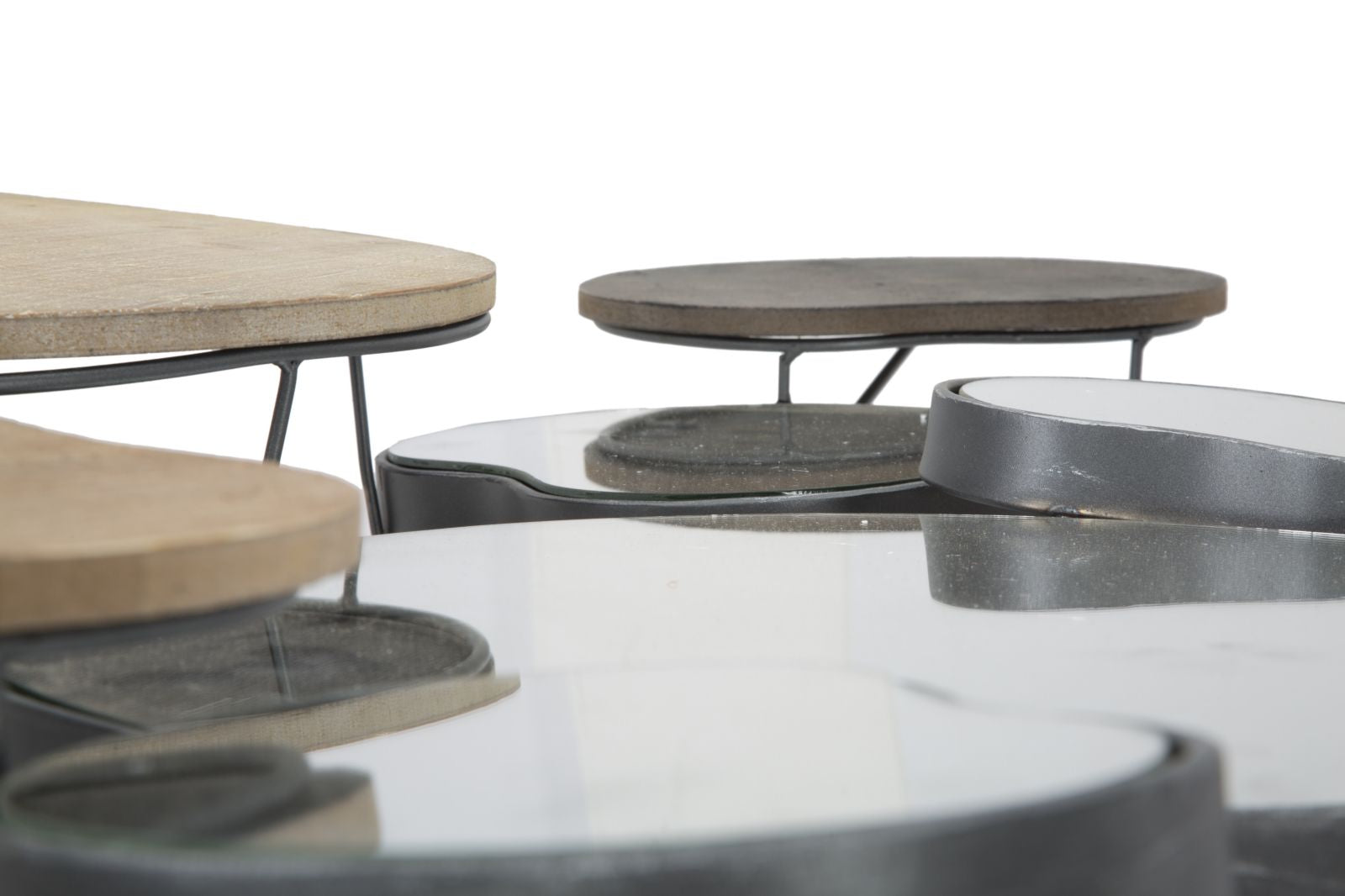 Specchio Quoxy 118x11x82,5 cm Lengo Ferro e Specchio Marrone