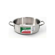PINTINOX PNT670C28 Tender Casseruola Media in Acciaio Inox 2 Manici Ø 28 cm Capacita' 5,75 L Adatta a Tutti i Piani di Cottura incluso Induzione colore Acciaio