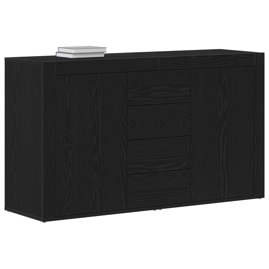 Credenza Rovere nero Legno ingegnerizzato 120 x 36 x 69 cm
