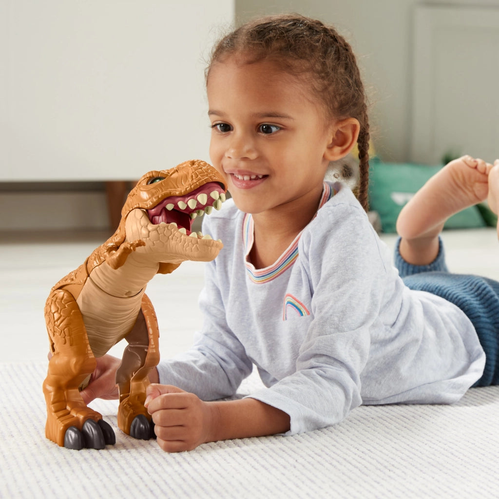 Fisher-Price, Imaginext-Imaginext Jurassic World Ferocissimo Dinosauro T-Rex, Giocattolo per Bambini 3+ Anni, HFC04