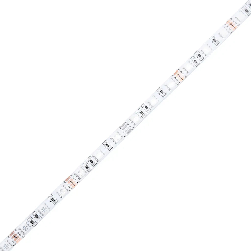 Giroletto con Luci LED Bianco 100x200 cm in Legno Massello 3209625