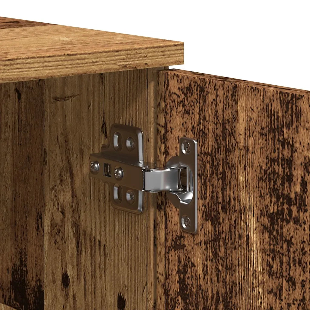 Mobile Porta TV in Legno Vecchio 140x35x40 cm in Truciolato