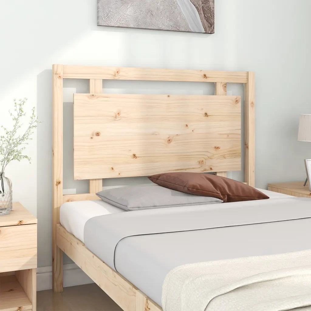Testiera | Testata per Letto 105,5x4x100 cm in Legno Massello di Pino