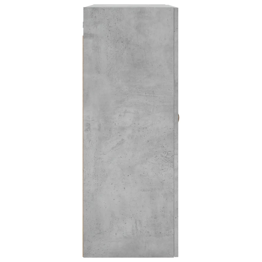 Mobili a Parete 2 pz Grigio Cemento 69,5x34x90 cm 3195599