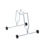 Andrys Rastrelliera Bici con Ruote Fisse 1 Posto- Ruote fino a 6cm - Argento