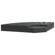 Base per ombrellone a baldacchino peso 46 x 46 x 7,5 cm stabilità eccezionale design strutturato in PE nero 02_0056659