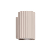 Applique GRAVIO taupe tubo scanalato 10cm GU10 su/giù