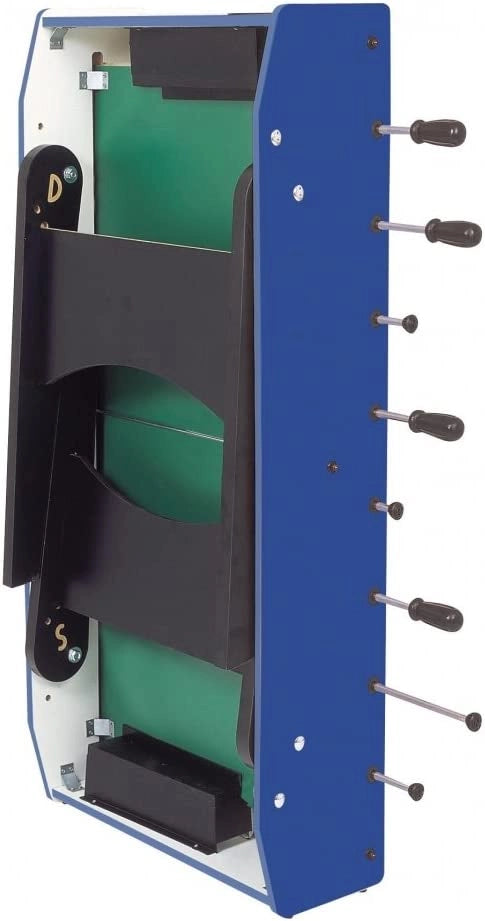 F-20 blu con aste uscenti, gambe pieghevoli