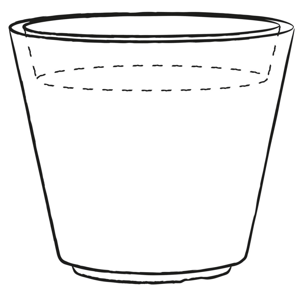 Vaso Ø57x49cm in Resina Tulli Ribeira Essential 60 Bronzo