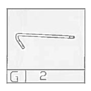R PARTICOLARE G X DONDOLO SOFA 3 POSTI SGANCIO RAPIDO- 1,0 pz