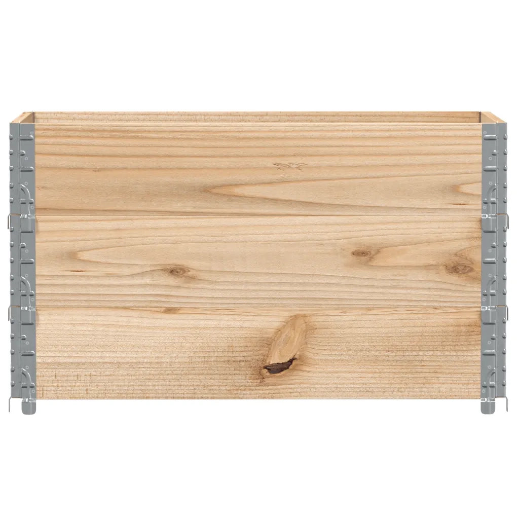 Fioriera | Cassetta per fiori | Vaso da Giardino 100x50 cm in Legno Massello di Pino