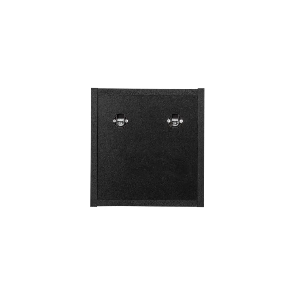 Cubo di stoccaggio VANO – Finitura nero opaco – L26 × P21 × H27 cm – Da appendere – Formato compatto