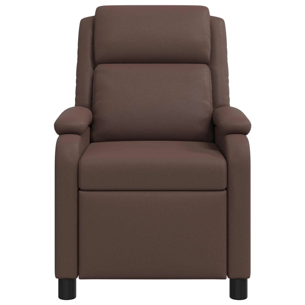 Divano Sedia-Poltrona Massaggiante Marrone Similpelle 556048