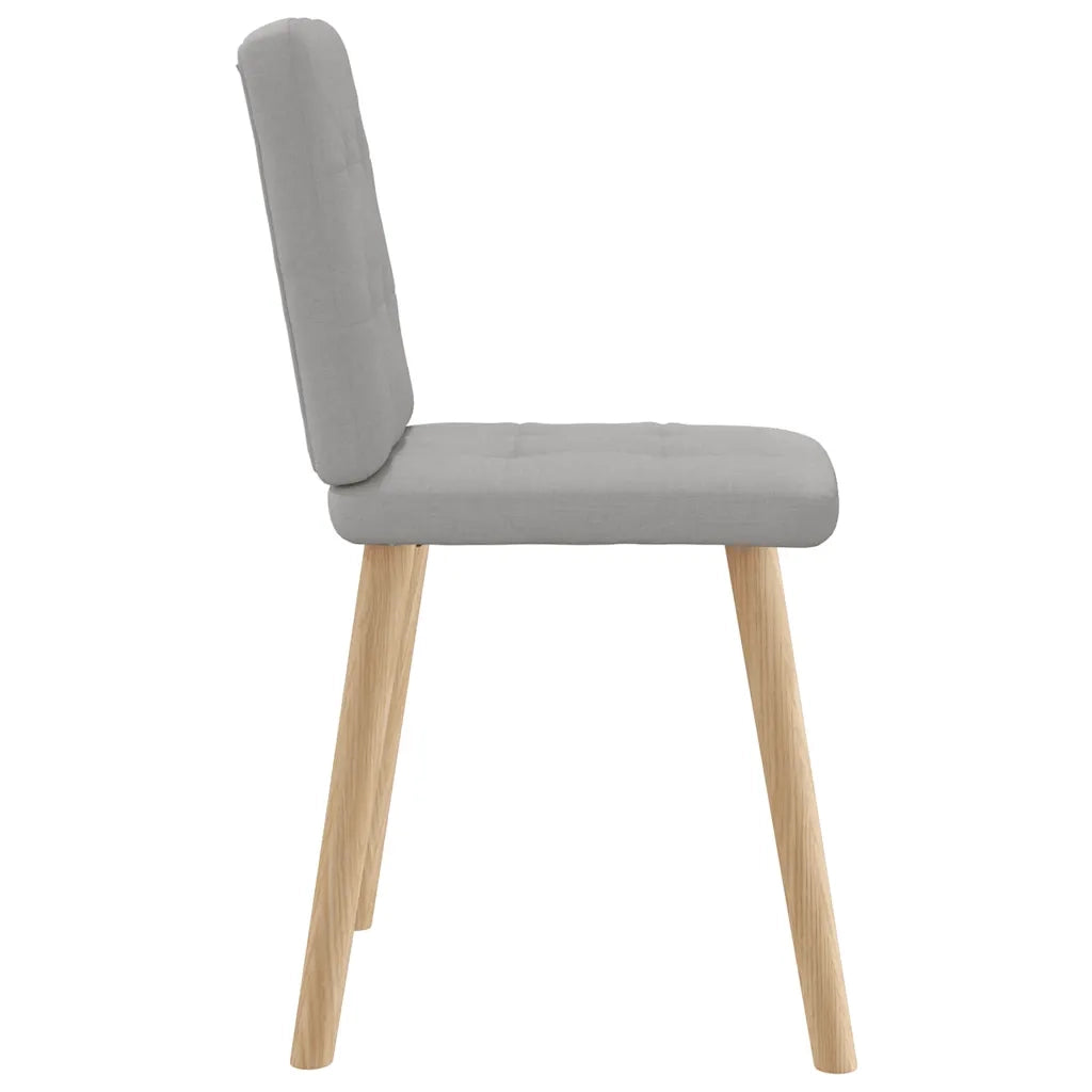 Sedie da Pranzo 6 pz Grigio Nuvola in Tessuto 3315447