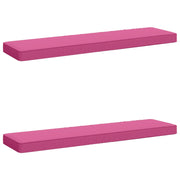Cuscini per Panchina a 2 Pezzi VUGHT 2 pcs 100% Poliestere Rosa 950521