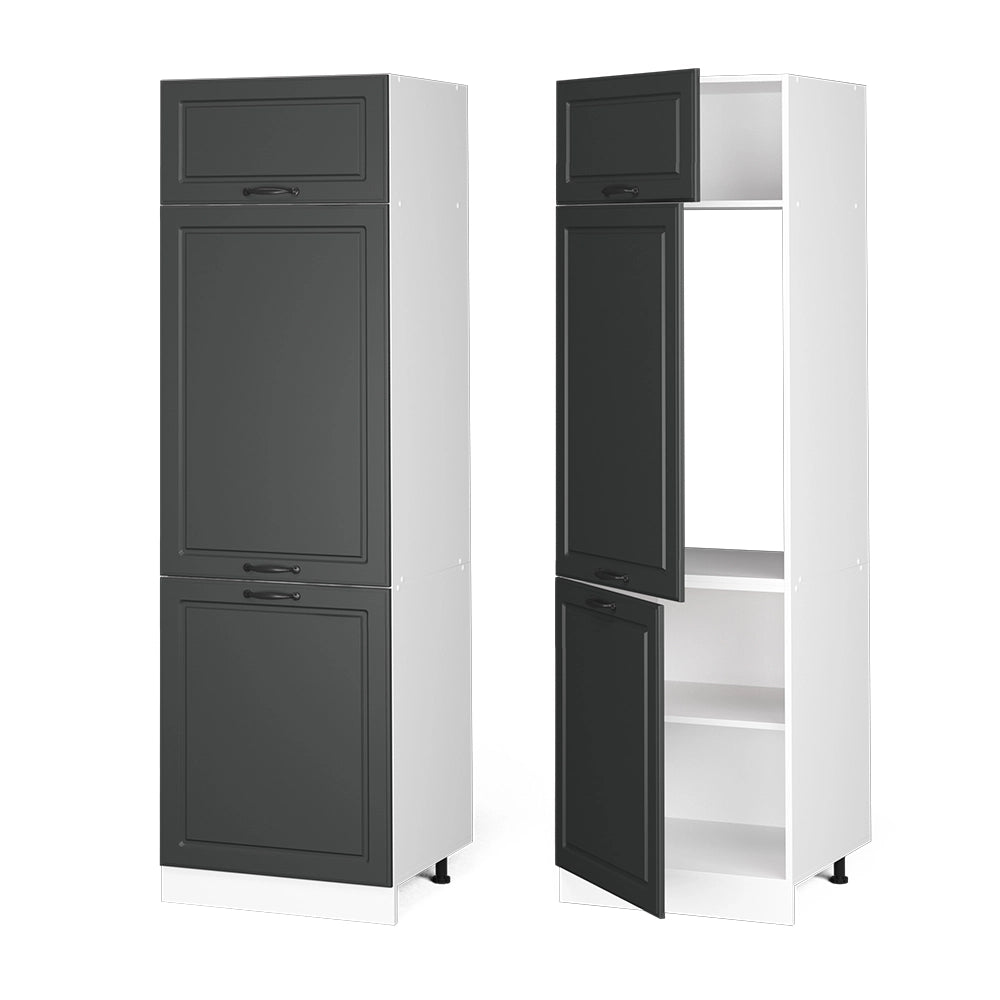 Vicco Armadio frigorifero Antracite casa di campagna 60 cm