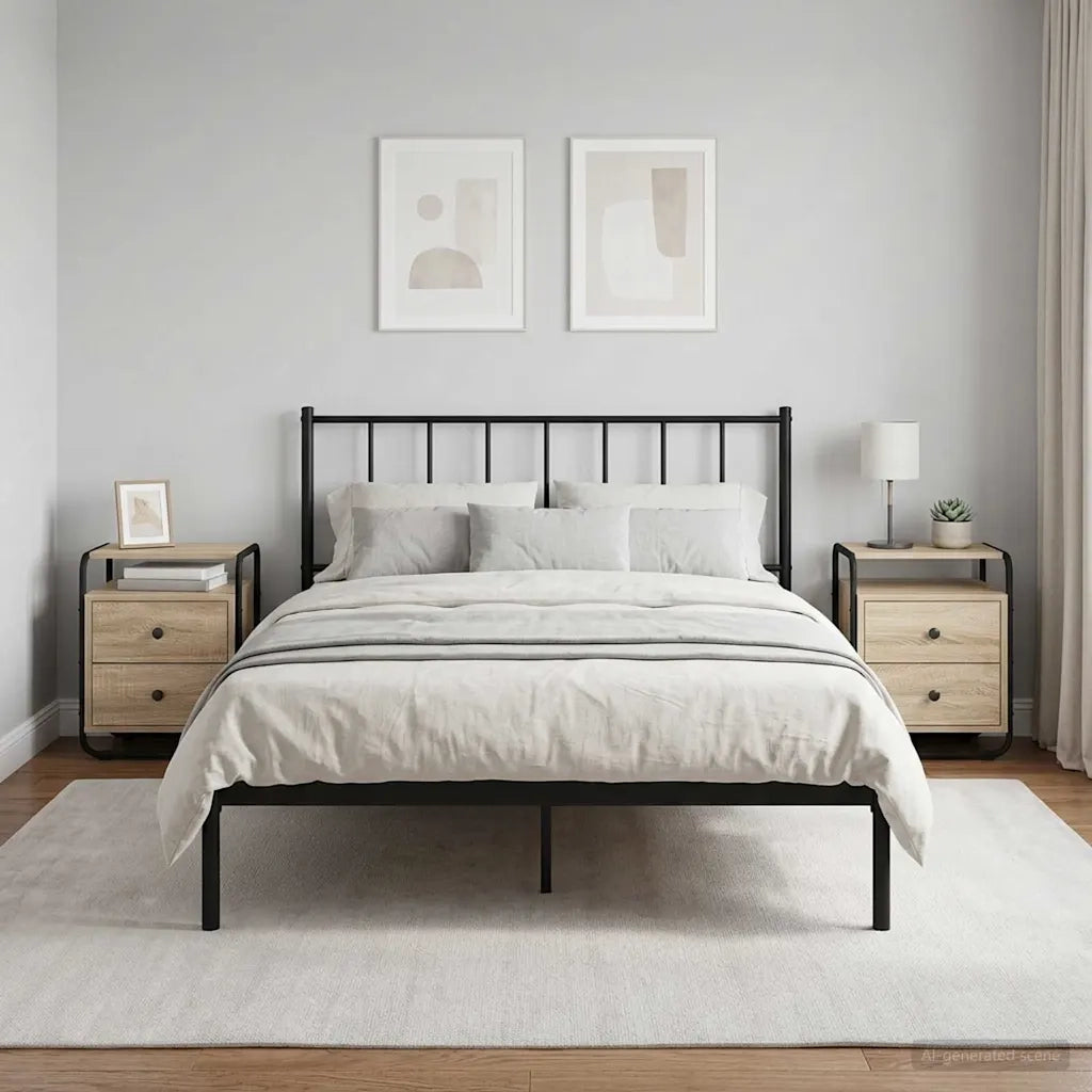 Armadio da Notte 2 pz Rovere Sonoma Legno ingegnerizzato 8007626