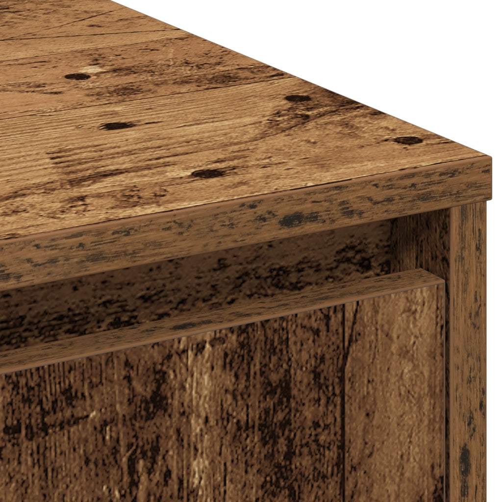 Mobile con LED in Legno Vecchio 90x32x75 cm in Legno Ingegnerizzato
