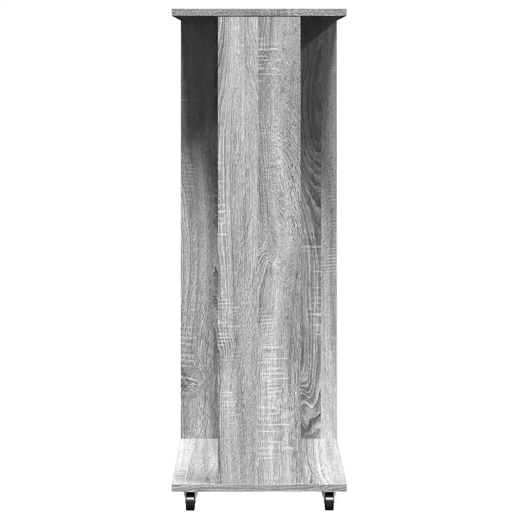 Armadio con Ruote Grigio Sonoma 102x38x110 cm Legno Multistrato CFW9658351