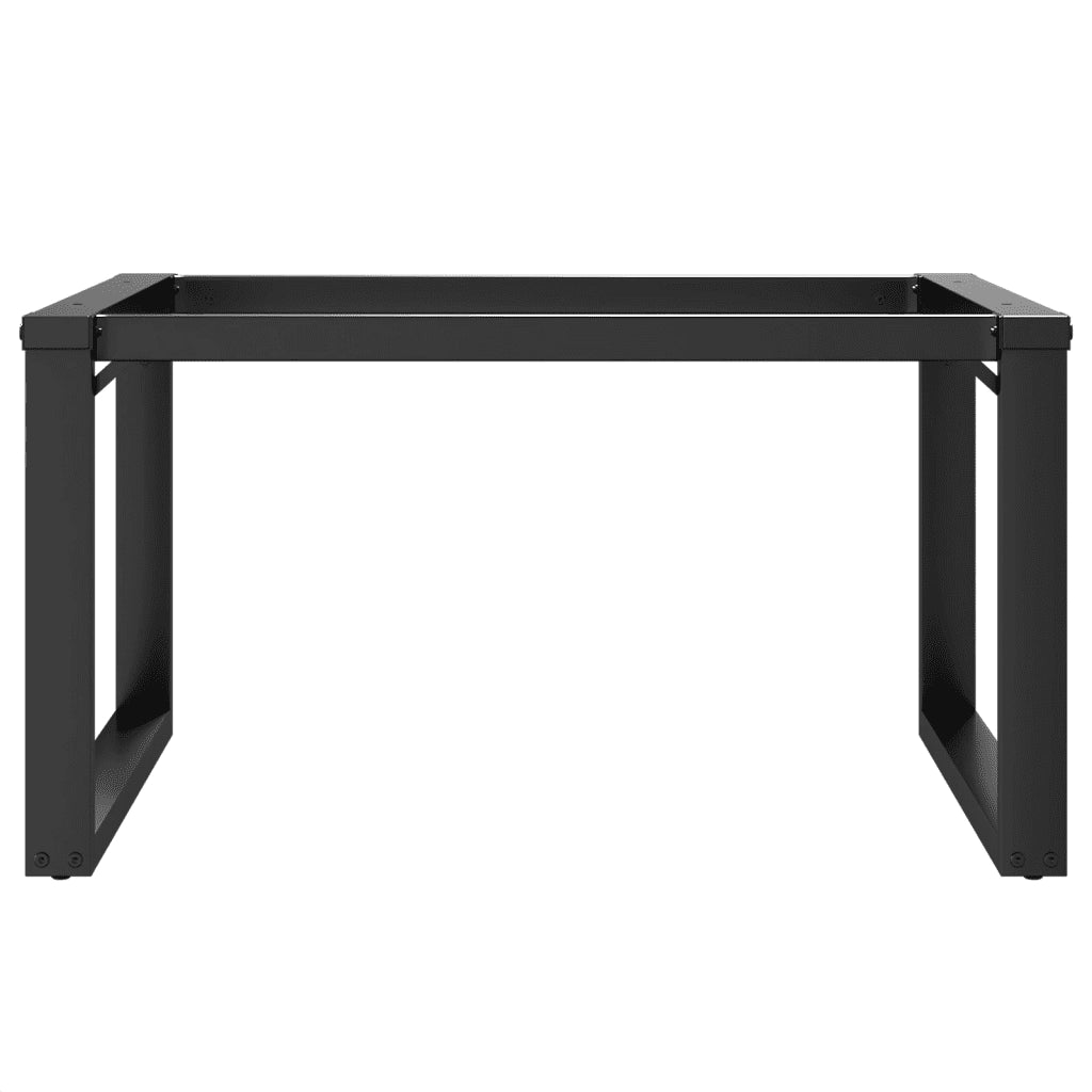 Telaio Gambe a O per Tavolino da Salotto 80x70x43 cm in Acciaio
