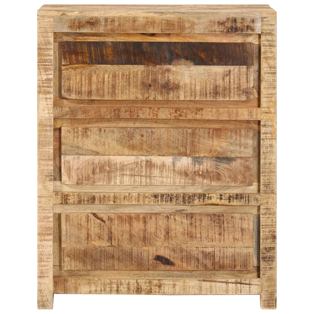Cassettiera 60x33x75 cm in Legno Massello di Mango 338436