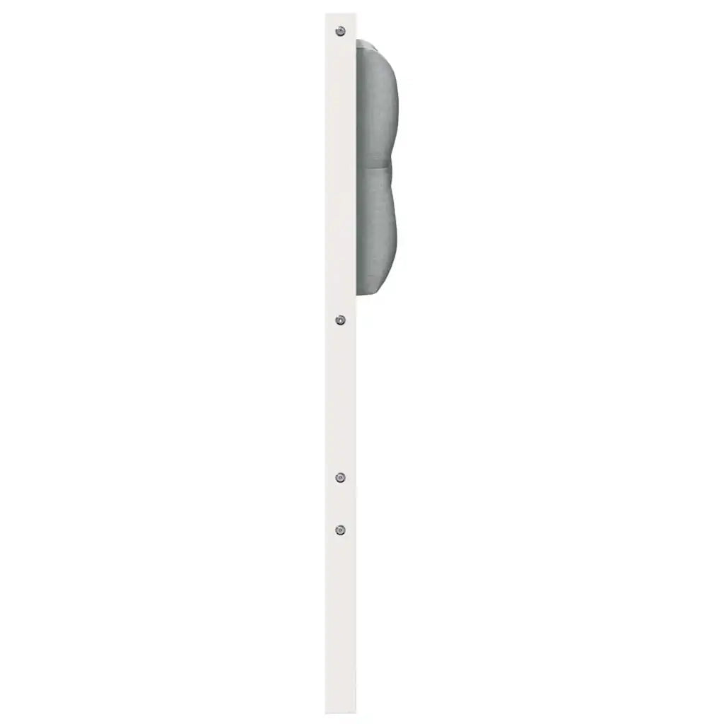 Testiera | Testata Bianco e grigio chiaro 90 cm Legno di pino massello