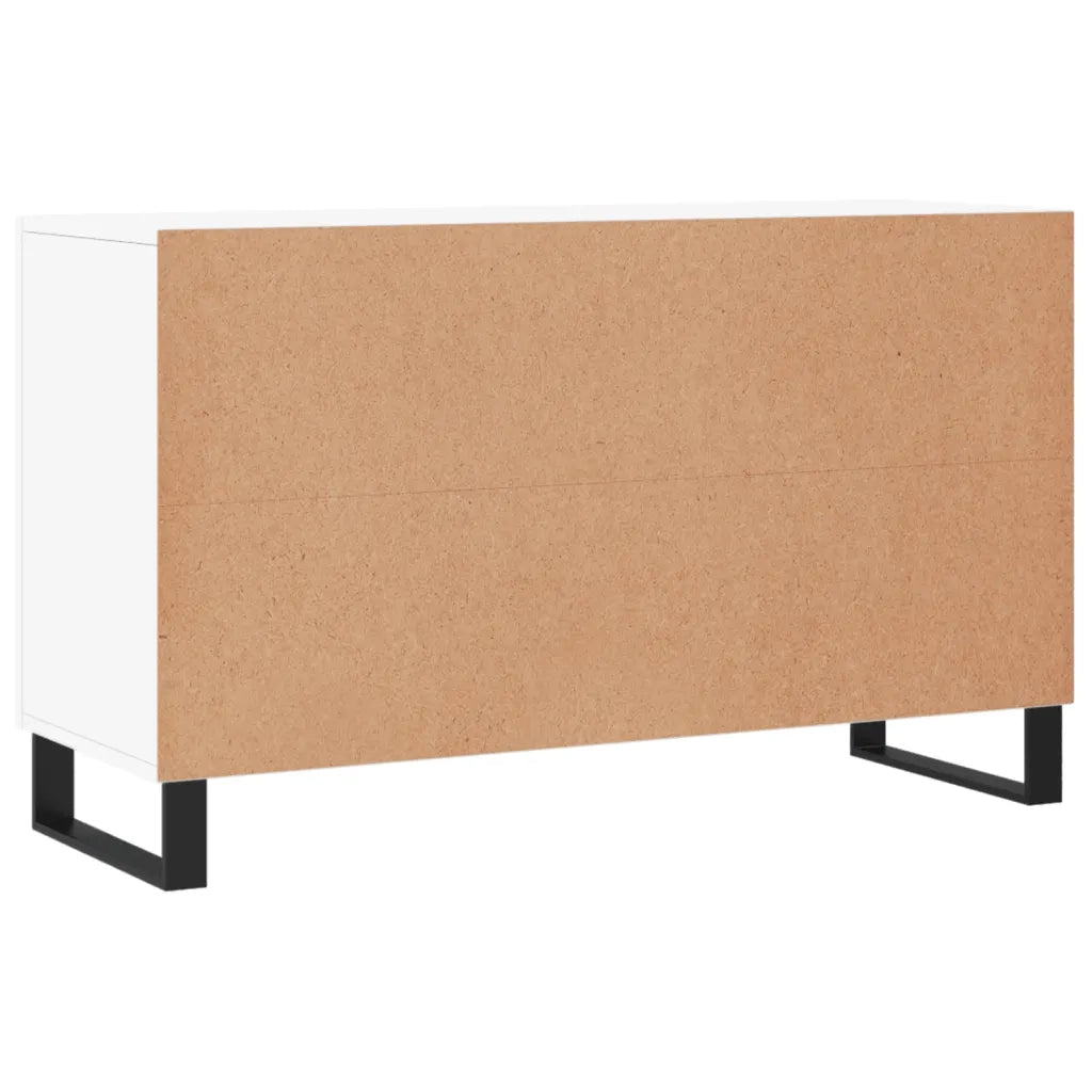 Credenza | Madia | Buffet da pranzo | Armadio da pranzo Bianca 100x36x60 cm in Legno Multistrato
