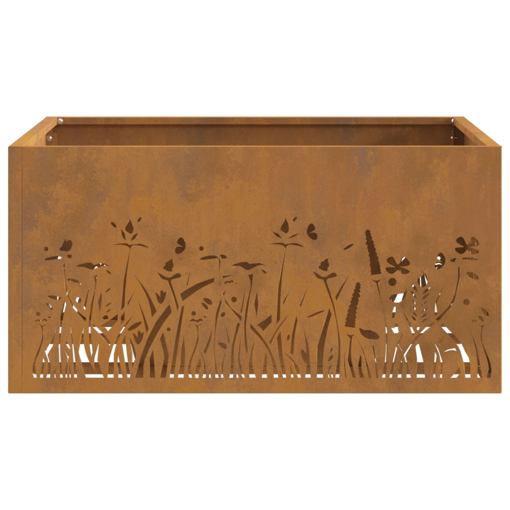 Braciere Quadrato 60x60x30 cm Acciaio Inossidabile