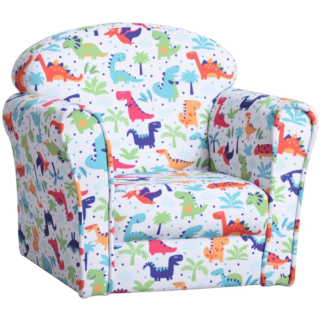 Poltrona per Bambini Dinosauri ¨C Zephmum ¨C Multicolore 50x39x44 cm