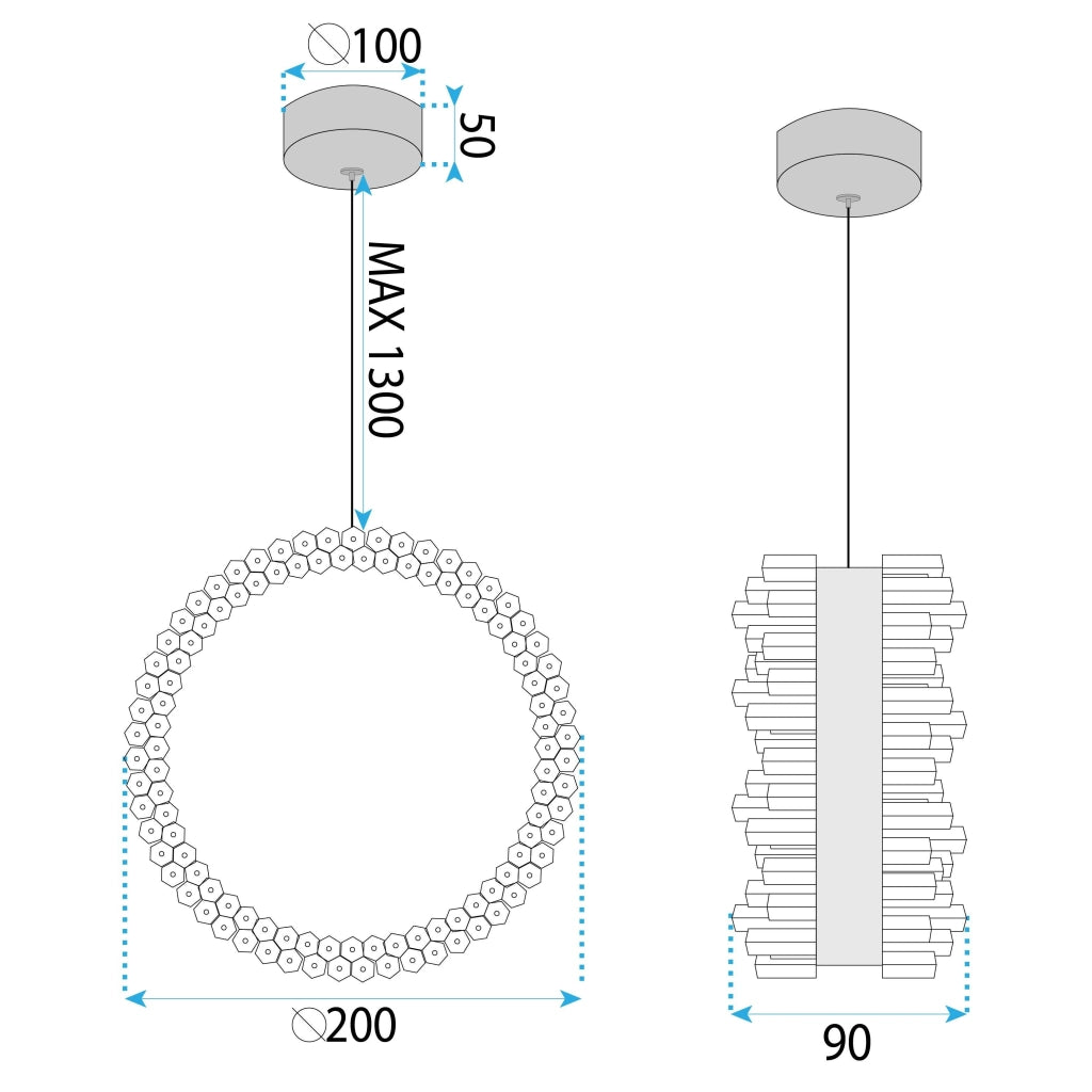 Lampada Led Lhj098-cp Gold