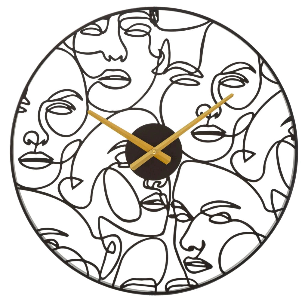 Orologio da Muro Faces Ø 50x3,5 cm in Ferro