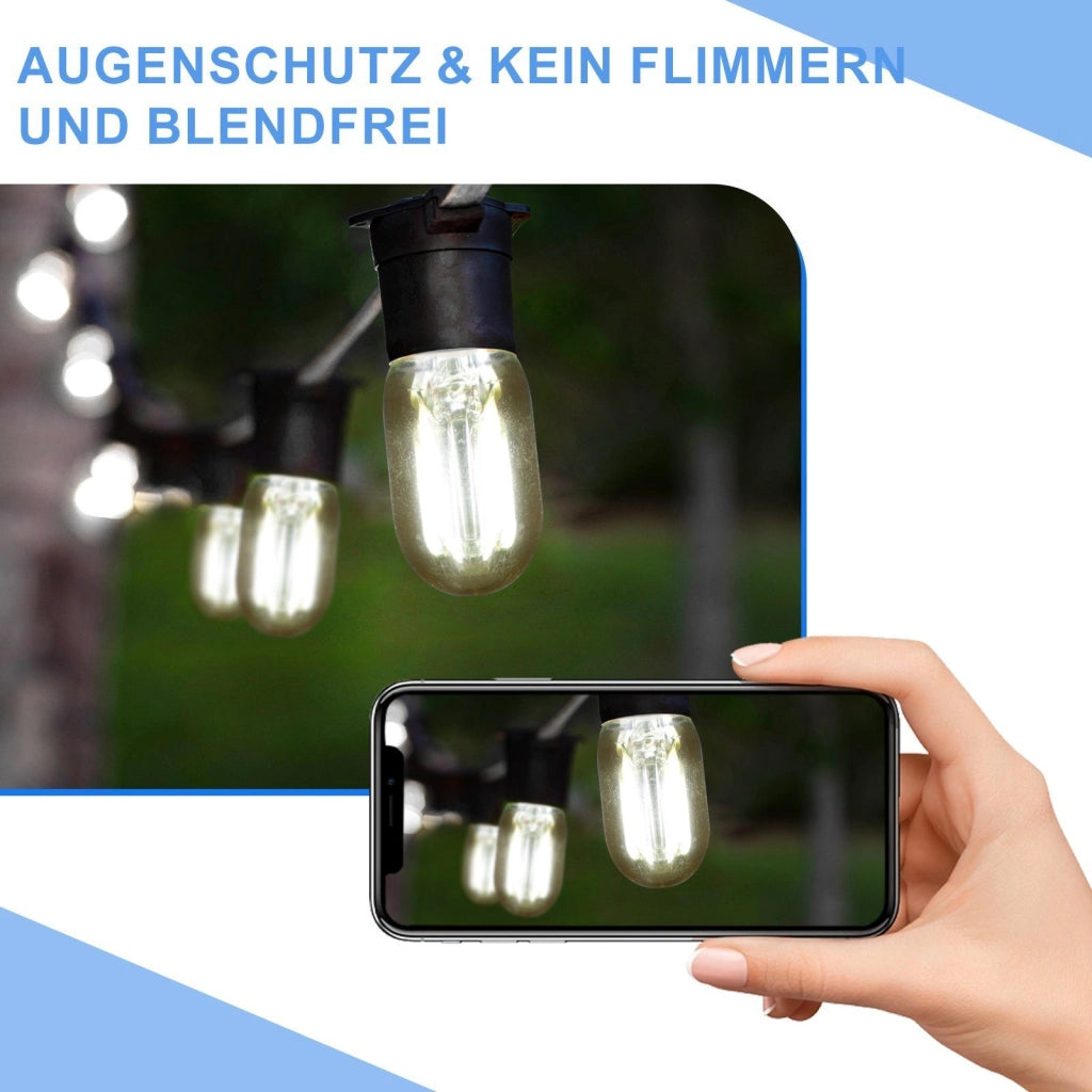 ZMH confezione da 2 E14 LED bianco freddo T22 vintage 2W retro 6000K lampada a risparmio energetico E14 non dimmerabile