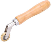 Rotolatore a Mano Impermeabile - Manubrio in Ottone/Legno - Diametro Ruota 30 mm - Lunghezza Totale 175 mm - Progettazione Ergonomica