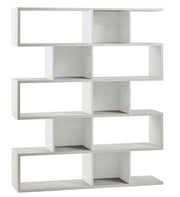 Libreria Modulare 5 Ripiani 150x180x38 cm Ossido Bianco