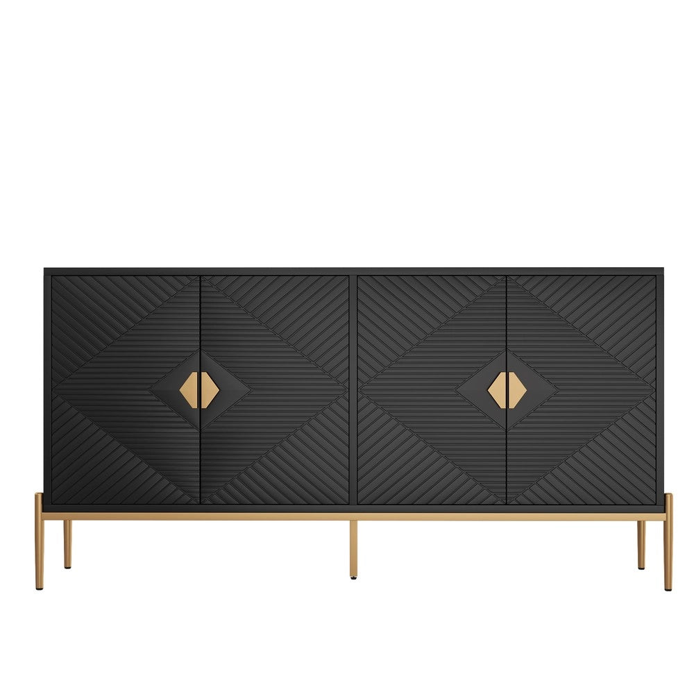 Cassettiera ¨C MINIMAL ¨C Legno, Bianco, 162x80x40 cm