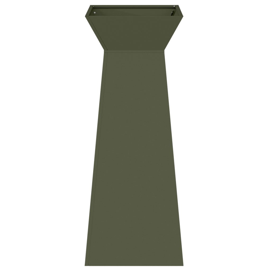 Supporto per Piante Verde oliva Metallo 40 x 40 x 101 cm Fioriere