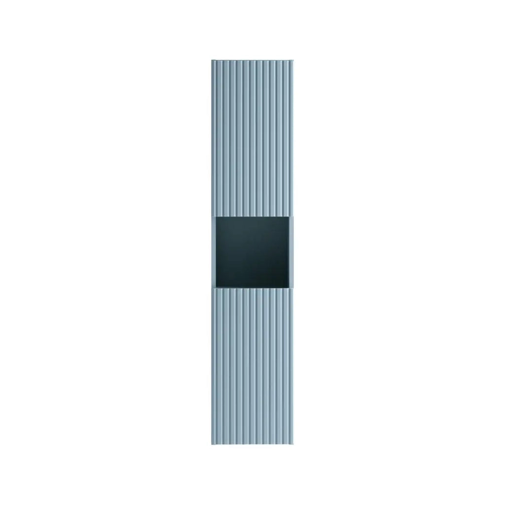Colonna da bagno VANO 140 cm blu denim 2 porte sospese