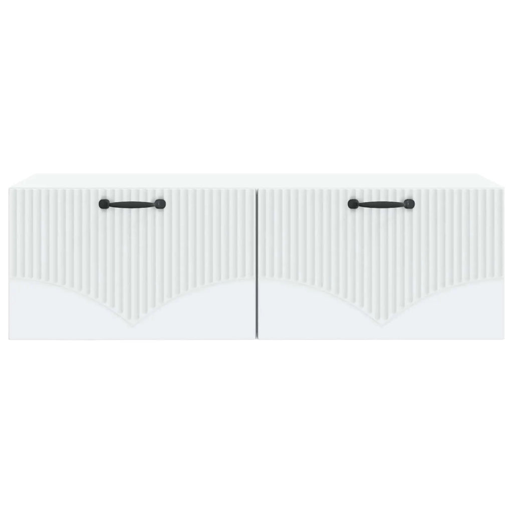 Mobile Porta TV da Muro Bianco 98 x 41 x 30 cm 899035