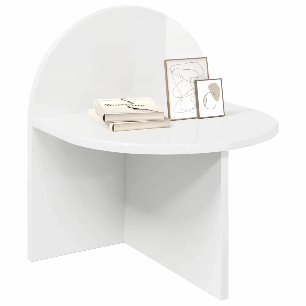 Comodino 2 pcs Bianco Lucido 40 x 35,5 x 45,5 cm 8001140