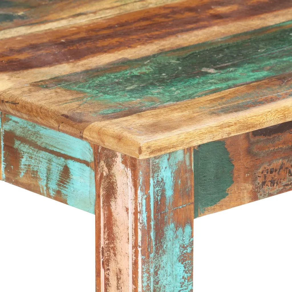 Tavolo da Pranzo in Legno Massello di Recupero 140x70x76 cm cod mxl 58542
