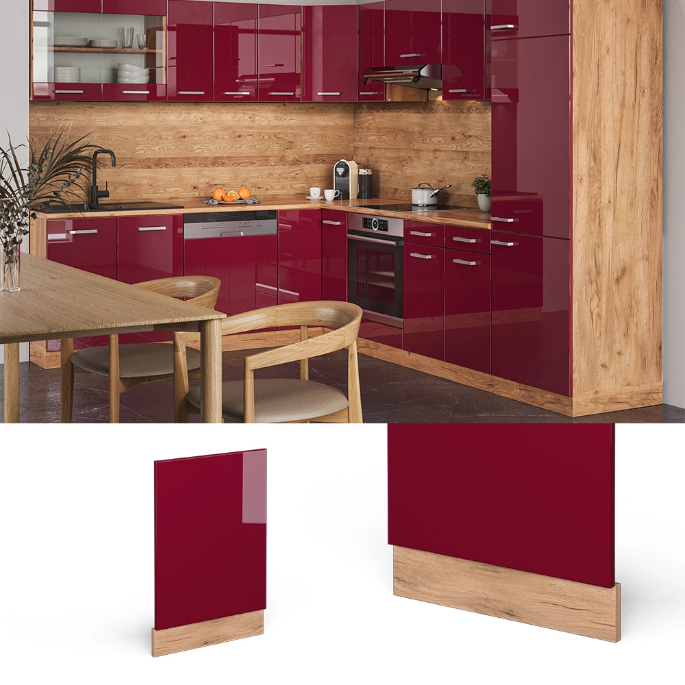 Vicco Mobili da cucina  Rosso 45 cm Senza piano di lavoro