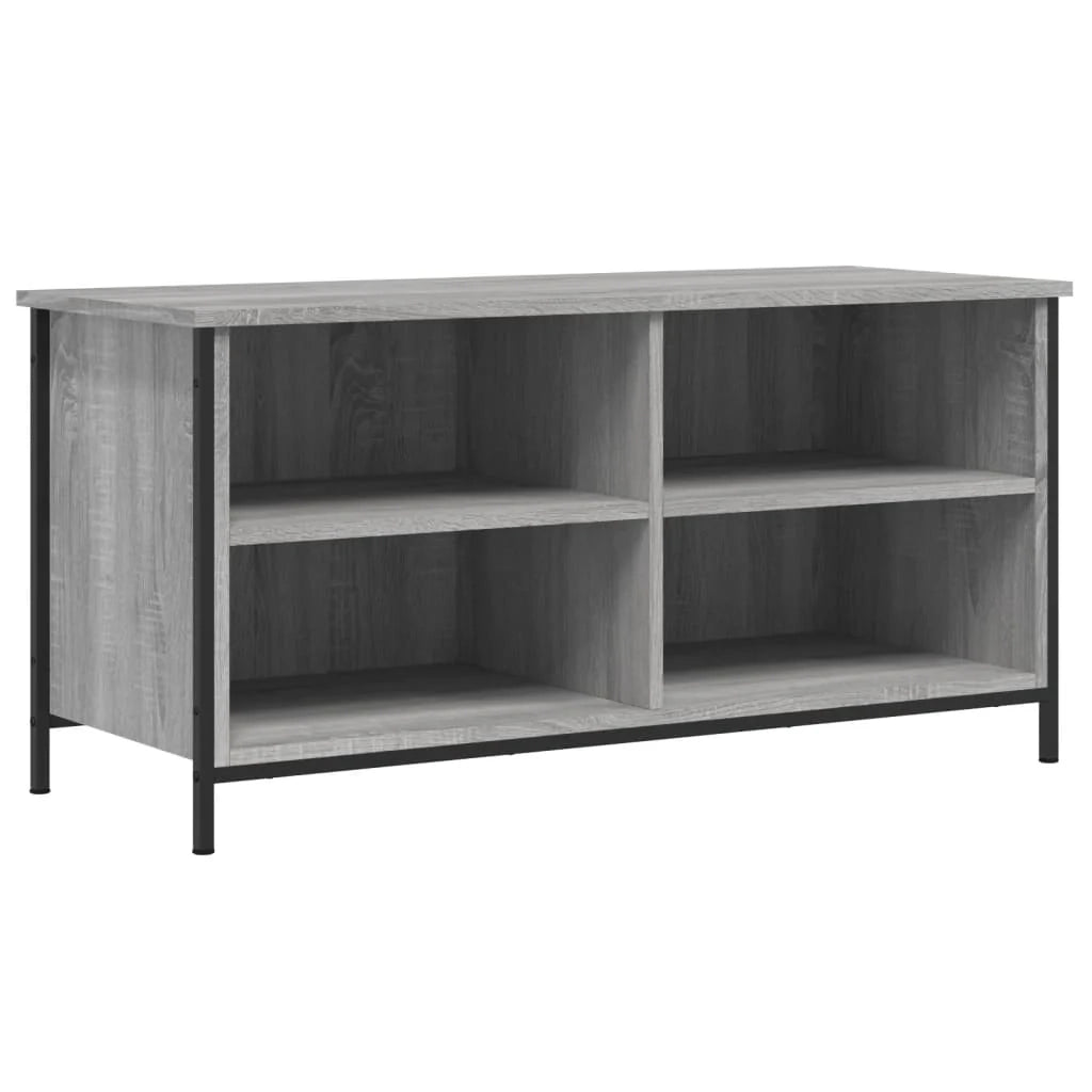 Mobile TV multimediale mensola TV credenza TV sala da pranzo soggiorno camera da letto Sonoma 100 x 40 x 50 cm legno ingegnerizzato grigio 02_0028345