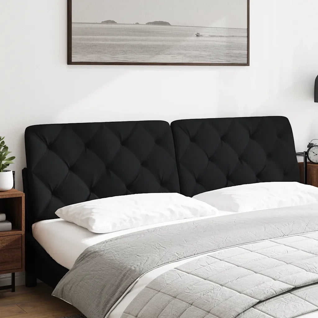 Cuscino Testiera Nero 180 cm in Tessuto CFW8399762