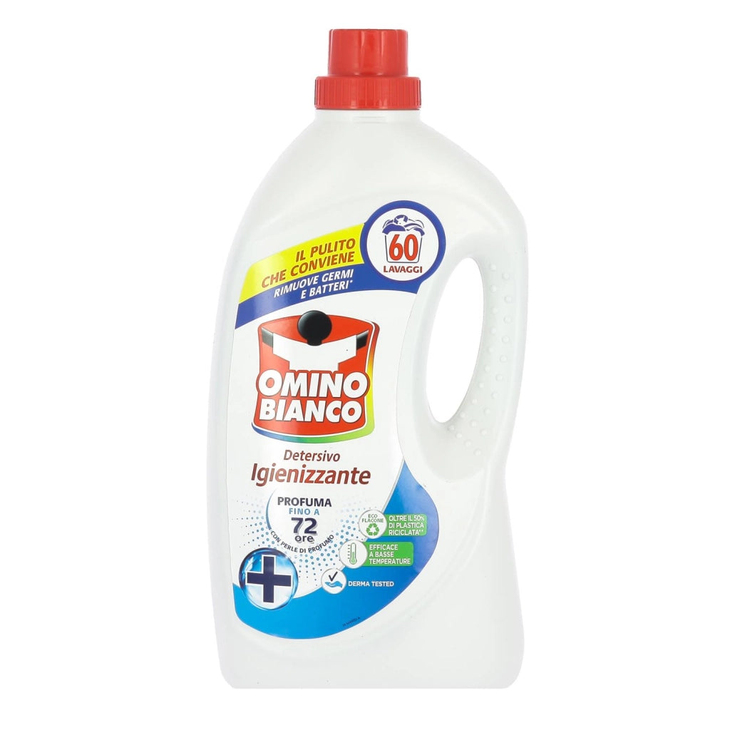 OMINO BIANCO DETERSIVO DA 2,4LT 60 LAVAGGI FORMATO IGIENIZZANTE
