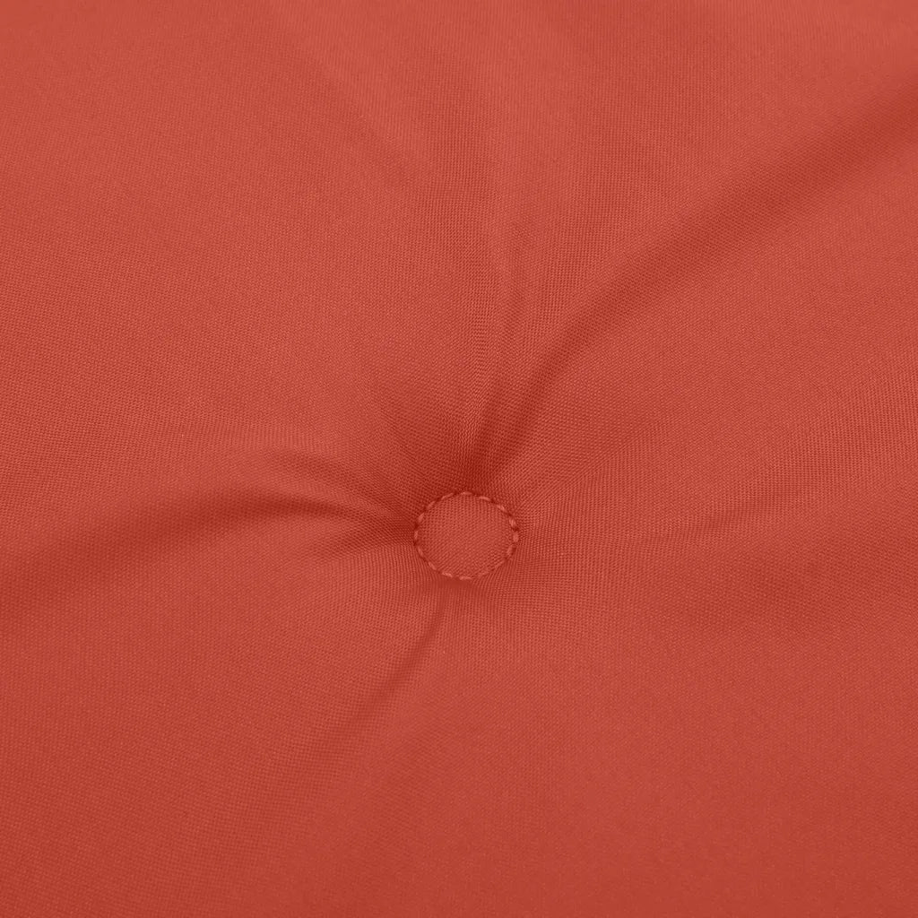 Cuscini Sedia Schiena Bassa 2 pz Rosso Mélange 100x50x4 Tessuto 4002463
